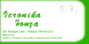 veronika homza business card